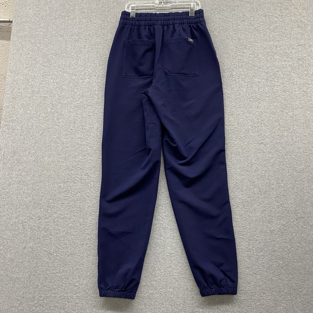 FIGS Classic Zamora Jogger Scrub Pants Women's Size XS Navy Blue Cargo Pockets - Picture 6 of 9